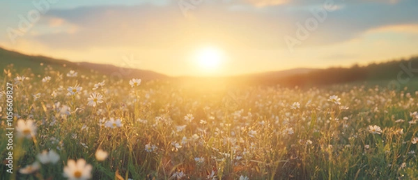 Fototapeta Breathtaking Natural Landscapes: Vibrant Sunsets, Serene Forests, and Colorful Ocean Views with Stunning Skies and Tranquil