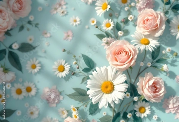 Obraz roses background