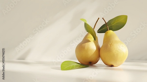 Fototapeta Pear fruit 3D