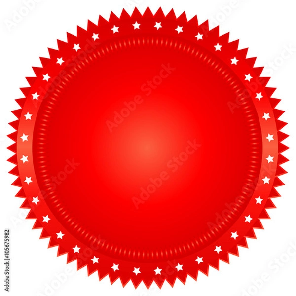 Fototapeta  illustration of red seal