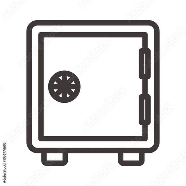 Obraz Safebox line icon