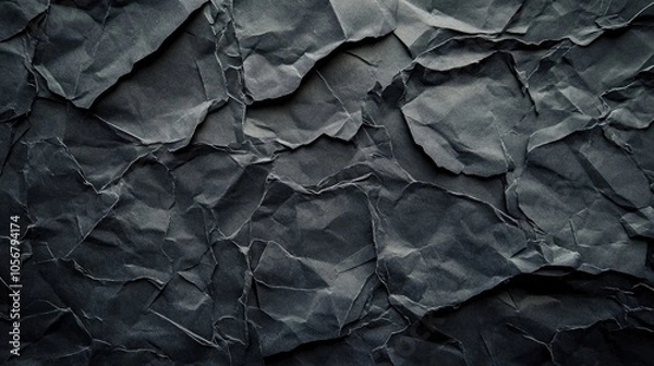 Fototapeta Charcoal gray paper texture background