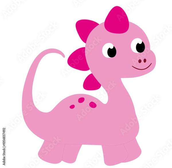 Obraz cute baby dinosaur 