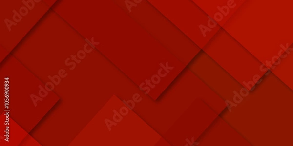 Obraz Minimalistic geometric red abstract background. abstract background with transparent rhombus geometric diagonal triangle patterns vibrant header design. Geometric background poster design template.