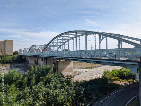 Obraz 群馬大橋　群馬県前橋市