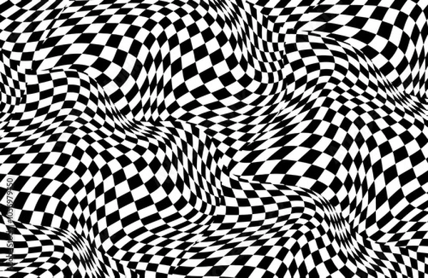 Obraz Abstract seamless chessboard pattern background