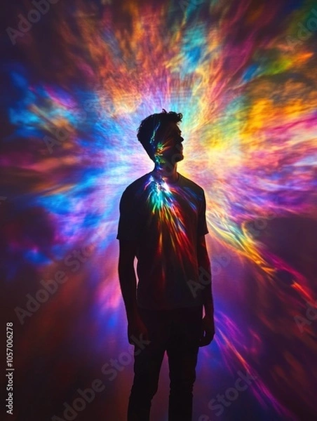 Fototapeta Colorful Rainbow Explosion