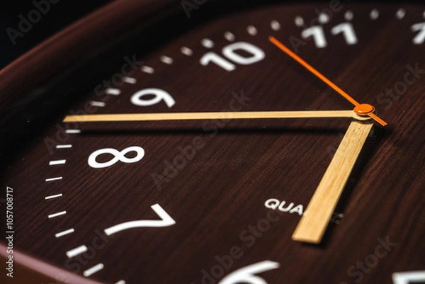 Fototapeta Clock time flies Countdown [4K]