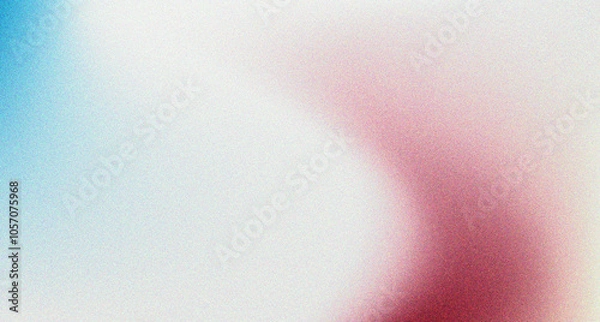Obraz Light soft pink grey dark red wave grainy abstract background with empty space for design
