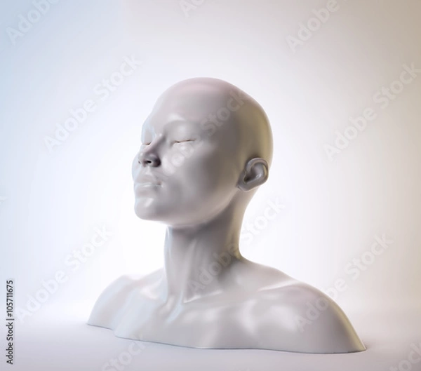 Obraz Thinking and concentration concept illustration 