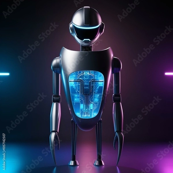 Obraz screen robot cyborg

