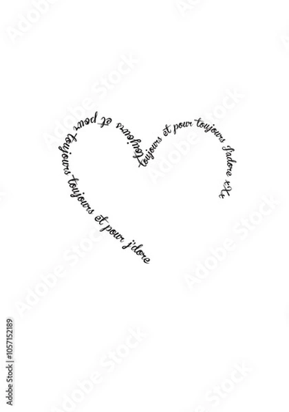 Fototapeta Slogan print design on plain base