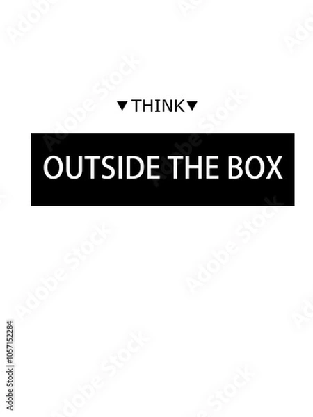 Fototapeta Slogan print design on plain base