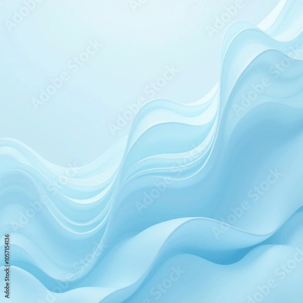 Fototapeta abstract light blue wave background