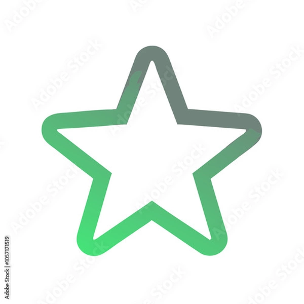 Fototapeta star shape icon