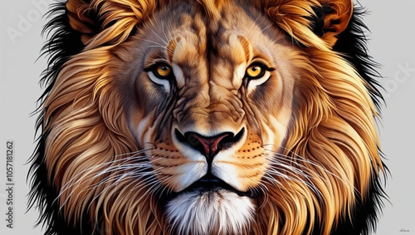 Obraz lion head portrait