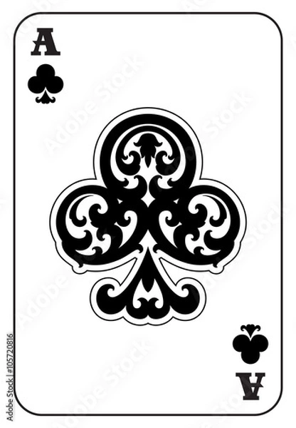 Obraz Ace of Clubs