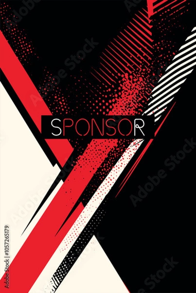 Obraz Sports jersey and background Design