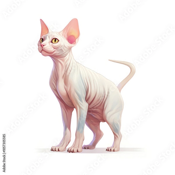 Fototapeta Cat breed Sphynx