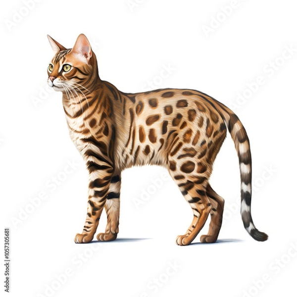 Fototapeta Cat breed Bengall