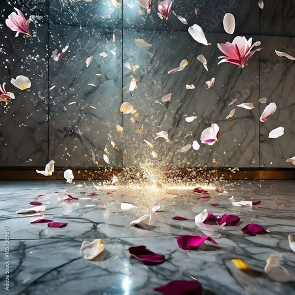 Fototapeta 高級感あるステージ　商品モックアップ