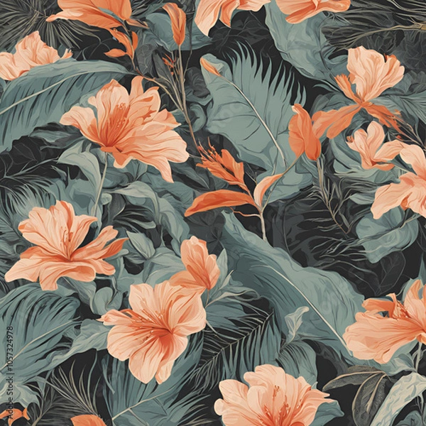 Obraz seamless pattern with flowers
