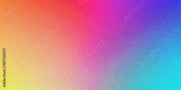 Fototapeta Grainy gradient texture background, noise texture colorful gradient for web banner poster background