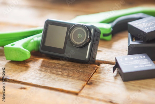 Fototapeta アクション　ビデオカメラ