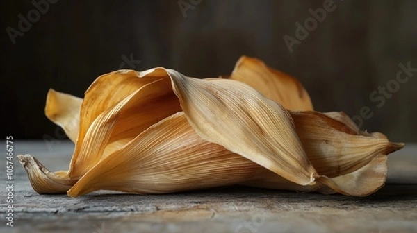 Obraz Peeled husks revealing the contents inside