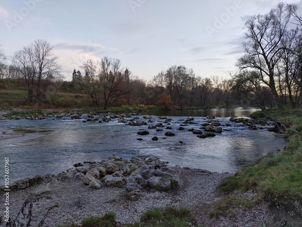 Obraz Dust at the river side