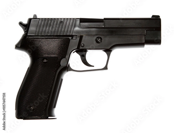 Obraz Handgun on white