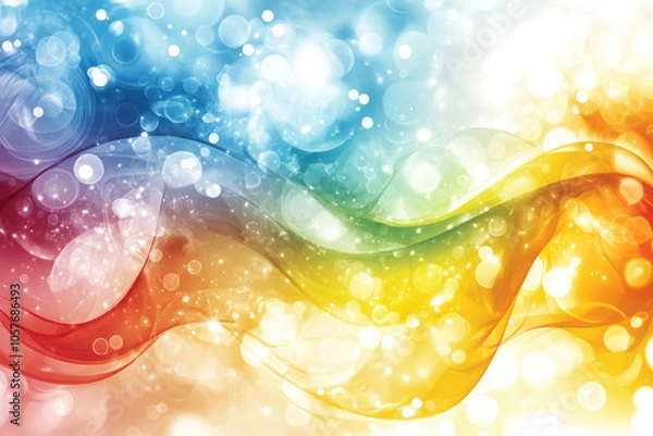 Fototapeta vibrant and dreamy abstract backgrounds for modern digital art