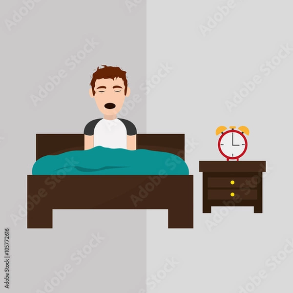 Fototapeta Resting and sleep design 