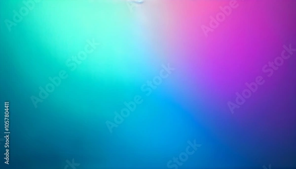 Fototapeta Gradient background blending teal and pink hues, ideal for modern digital designs.