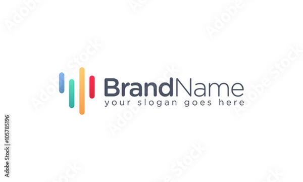Obraz Logo agencji medialnej