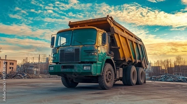 Obraz dirty dumb truck