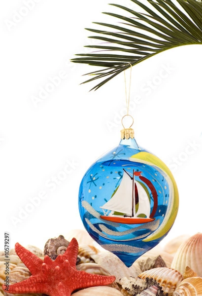 Fototapeta Christmas tree decorations