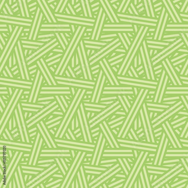 Fototapeta Seamless Vector Interweaving Lines Nature Pattern