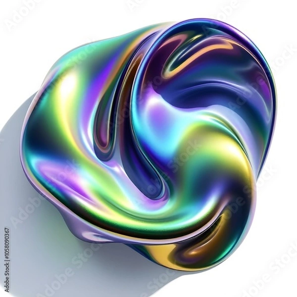 Obraz abstract holographic background