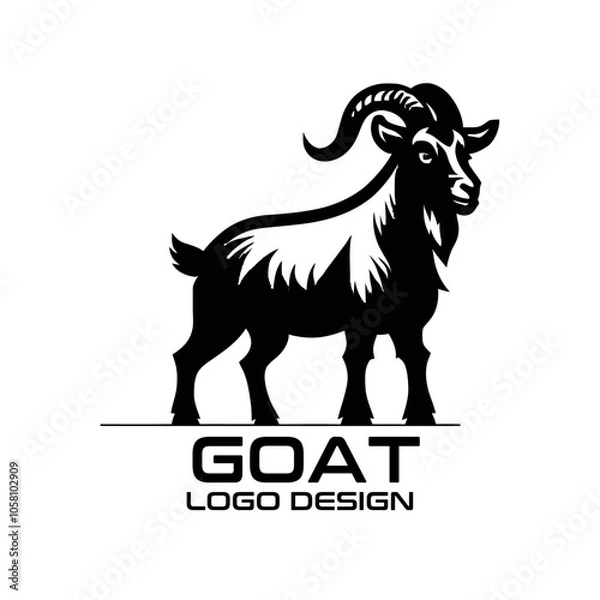 Fototapeta Goat Vector Logo Design