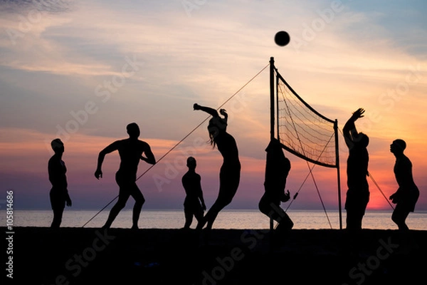 Obraz Siatkówka plażowa