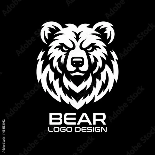 Fototapeta Bear Vector Logo Design