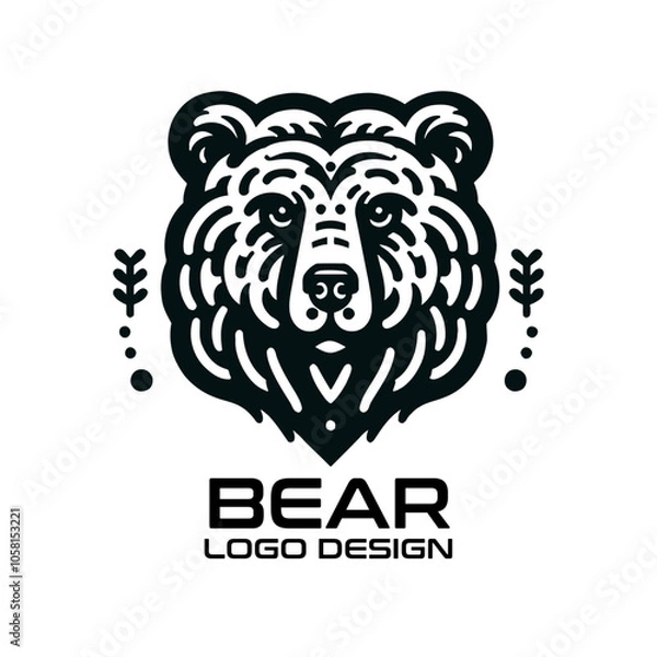 Fototapeta Bear Vector Logo Design