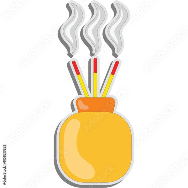 Obraz Incense Sticker
