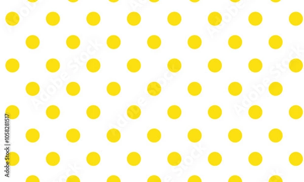 Fototapeta abstract yellow big dot pattern suitable for banner, poster.