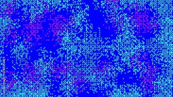 Fototapeta Blue pixelated background