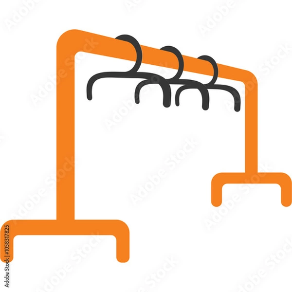 Obraz Stand Hanger Illustration