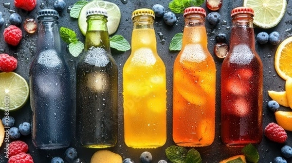 Fototapeta Blockchain for circular beverage production Focusing on sustainability in beverage production