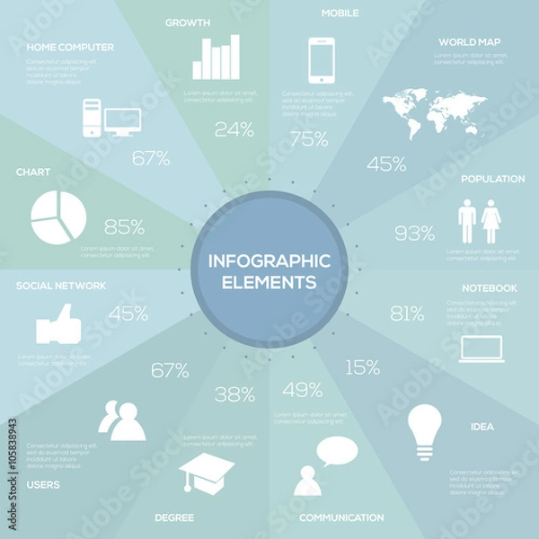 Obraz Business Infographic