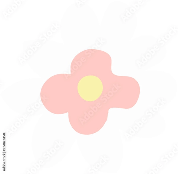 Fototapeta Daisy Flower Icon 